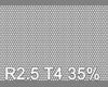 Reikälevy Teräs 2.0x1000x2000mm R2.5 T4 35%