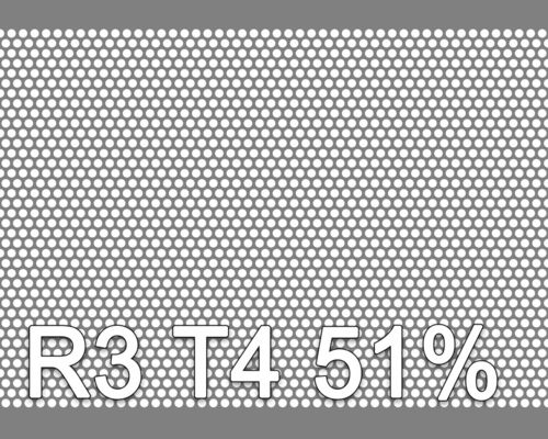 Reikälevy Teräs 2.0x1000x2000mm R3 T4 51%